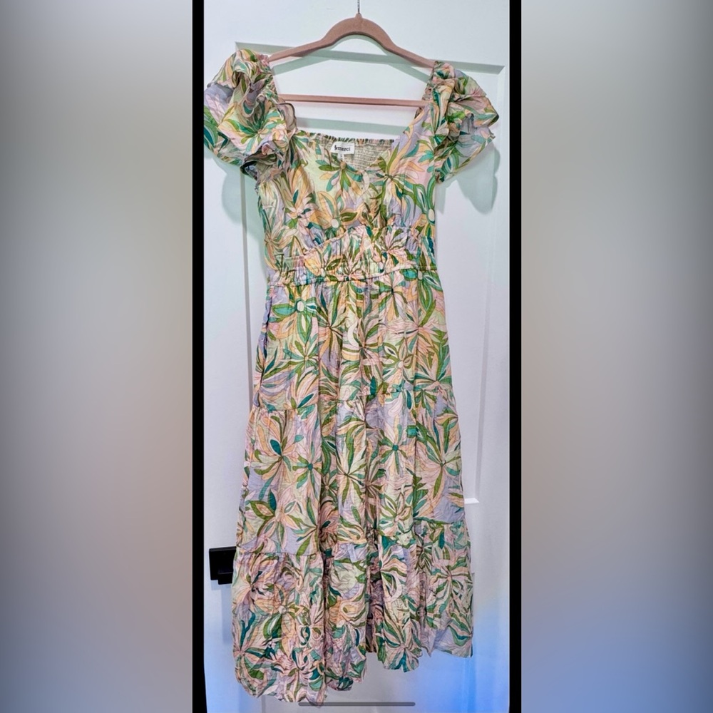 & Merci Floral Maxi  Dress